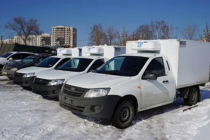 Рефрижератор пикап ВИС 2349 на базе Лада Гранта