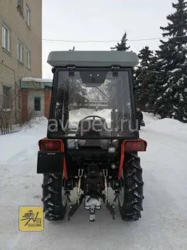 Минитрактор Уралец 254 с кабиной КПП с реверсом