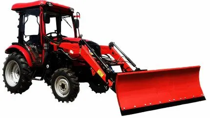 Минитрактор Dongfeng DF-244 G2 с кабиной, КУН и отвалом